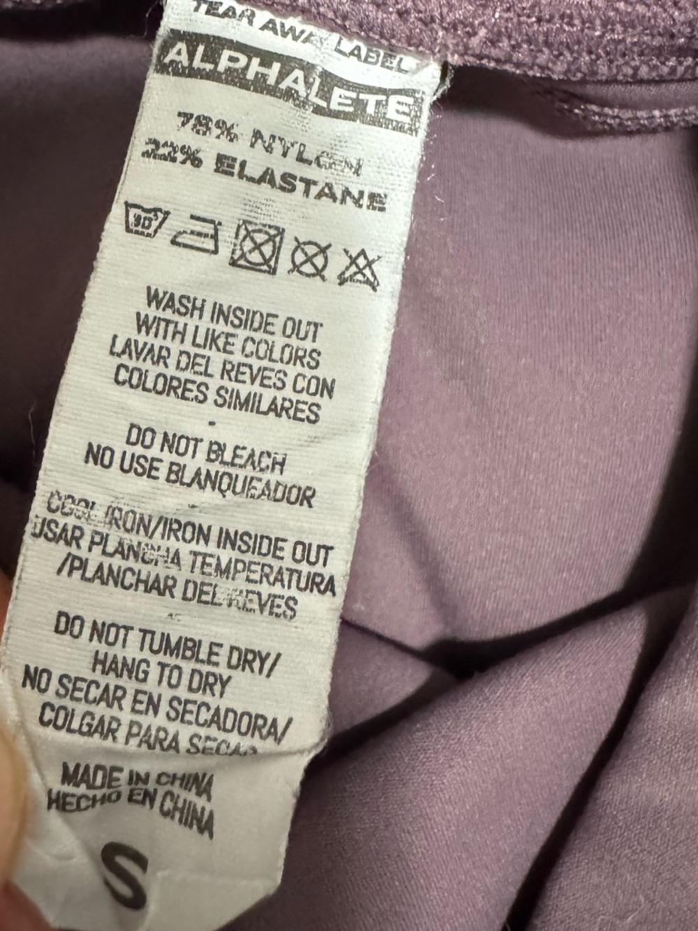 Alphalete High-Rise Leggings in Mauve - Picture 5 of 5